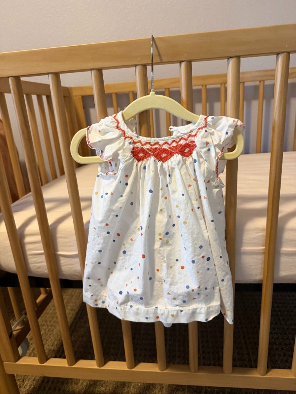 NWOT Oso & Me Betty Baby Dress, Signature Dot - Size 3-6M